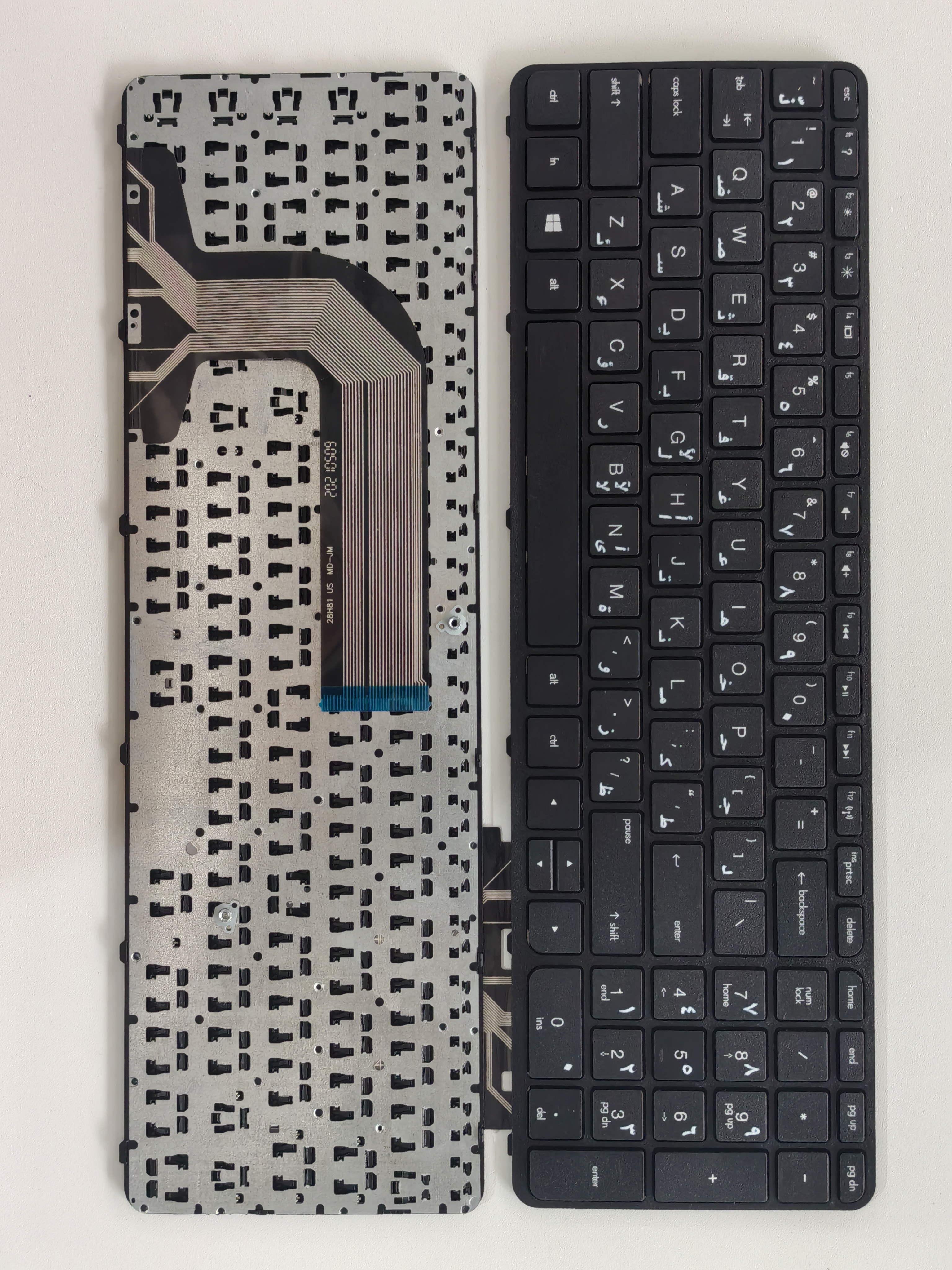 Picture of New Replacement Laptop Keyboard For HP 17-E BLACK FRAME BLACK (OEM) AR Layout